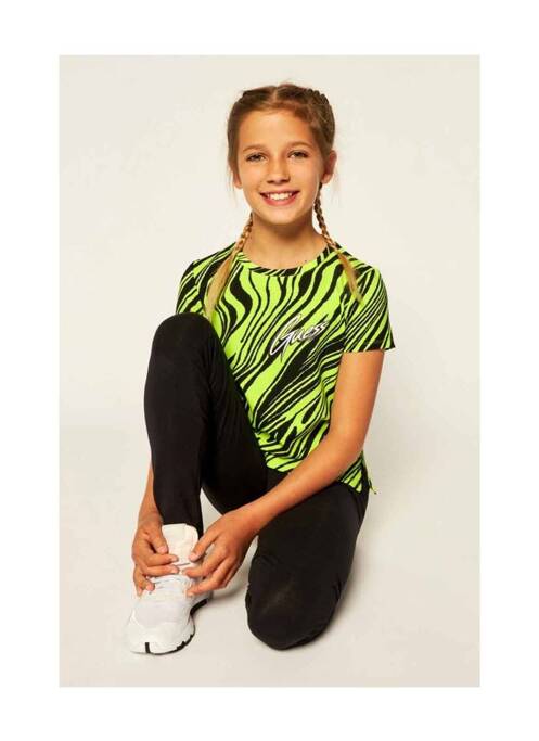 Tricou galben GUESS fată