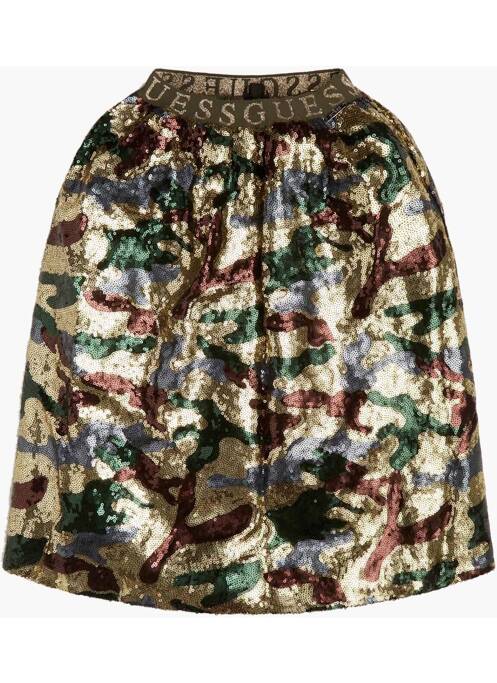 Fustă midi auriu GUESS fată