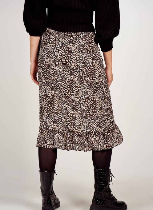 Fustă midi maro HAILYS femeie