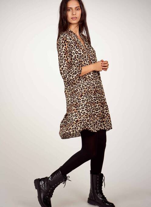 Rochie midi maro HAILYS femeie