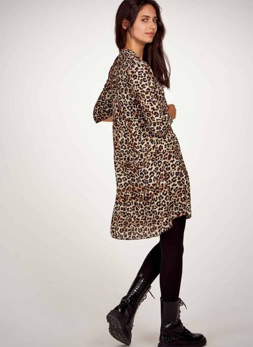 Rochie midi maro HAILYS femeie