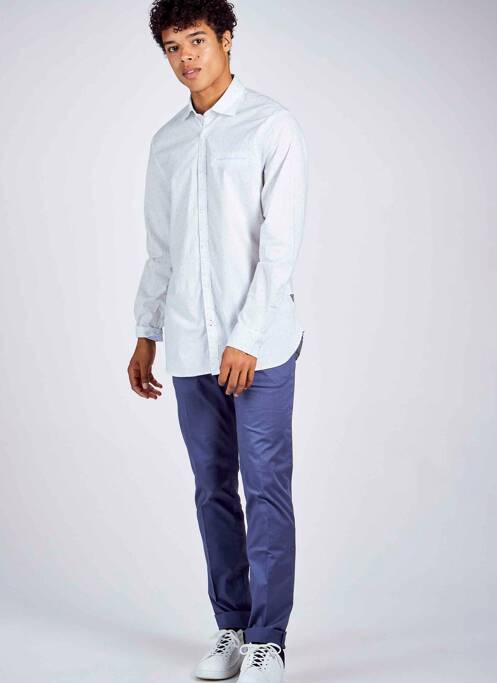 Cămașă cu mâneci lungi alb GUESS bărbat