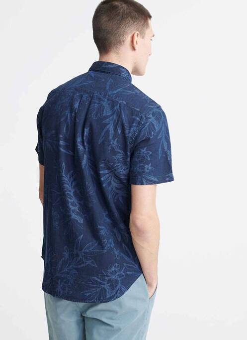 Cămașă cu mâneci scurte albastru SUPERDRY bărbat