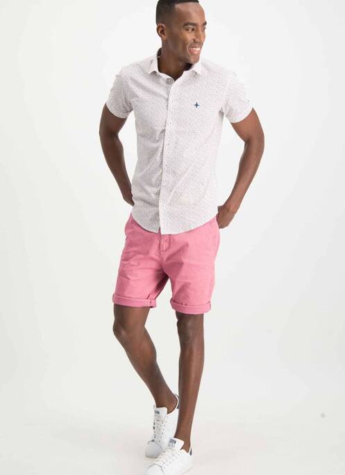 Cămașă cu mâneci scurte alb HAZE&FINN bărbat