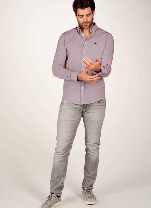 Cămașă cu mâneci lungi roșu HAZE&FINN bărbat