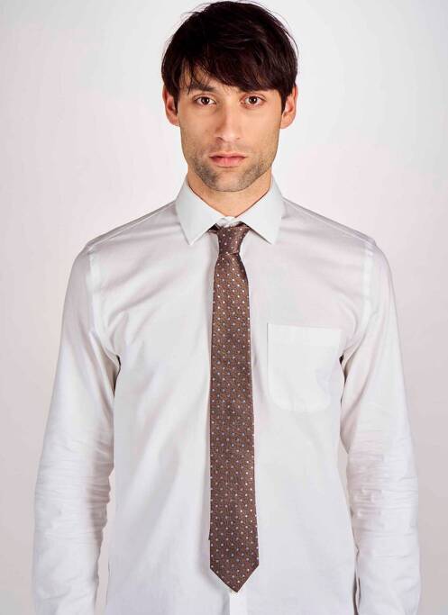 Cravată maro LE FABULEUX MARCEL DE BRUXELLES bărbat