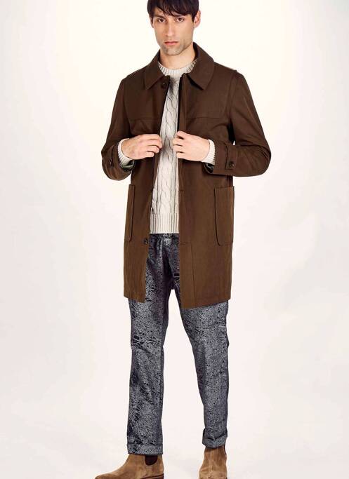 Pantalon drept albastru LE FABULEUX MARCEL DE BRUXELLES bărbat