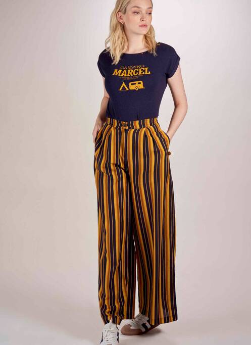 Pantalon drept albastru LE FABULEUX MARCEL DE BRUXELLES femeie