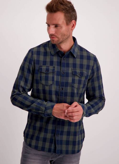 Cămașă cu mâneci lungi verde PETROL INDUSTRIES bărbat