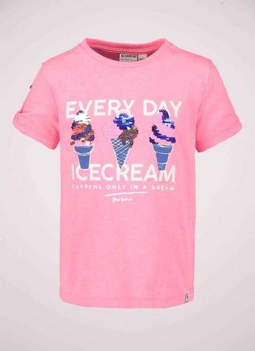 Tricou roz GARCIA fată