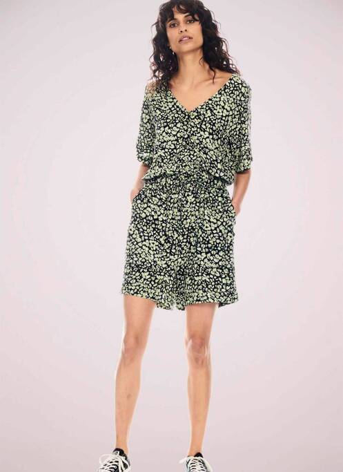 Salopetă scurtă negru GARCIA femeie