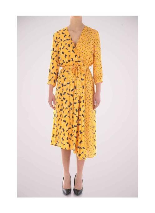 Rochie midi galben KOCCA femeie