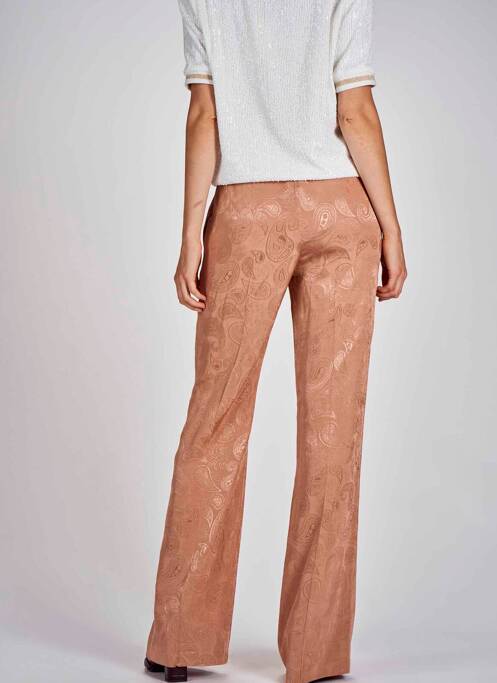 Pantalon larg roz KOCCA femeie