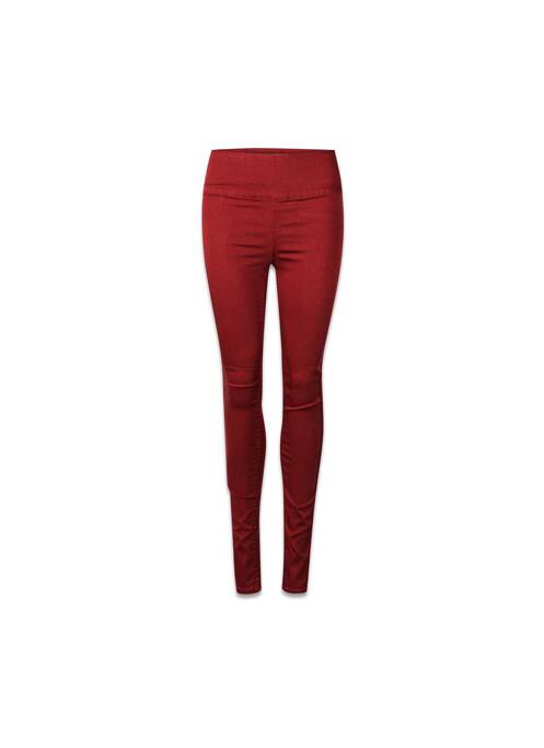 Pantalon slim roz PIECES femeie