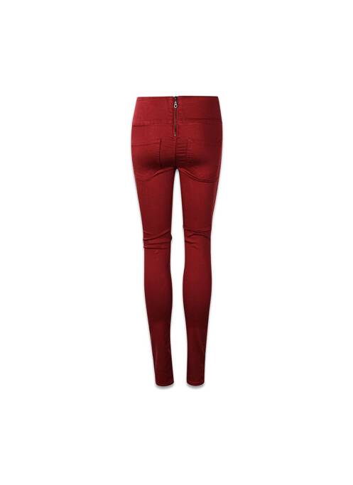 Pantalon slim roz PIECES femeie