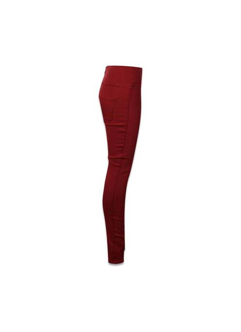 Pantalon slim roz PIECES femeie