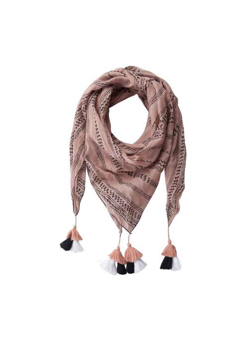 Eșarfă roz PIECES femeie