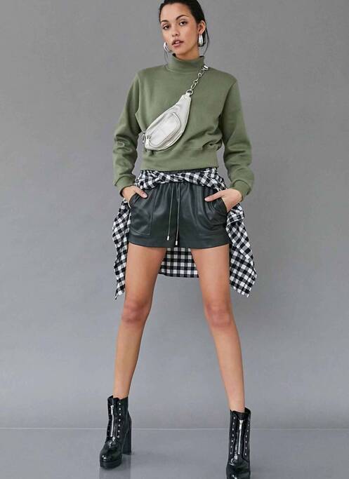 Șort negru TALLY WEIJL femeie