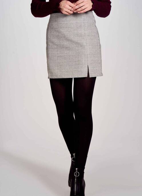 Fustă scurtă gri TALLY WEIJL femeie