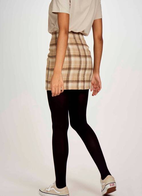 Fustă scurtă bej TALLY WEIJL femeie