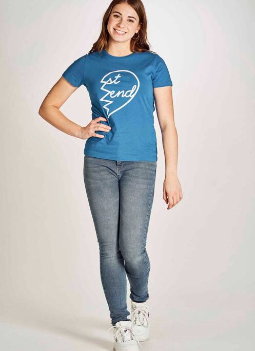 Tricou albastru STIEN EDLUND femeie