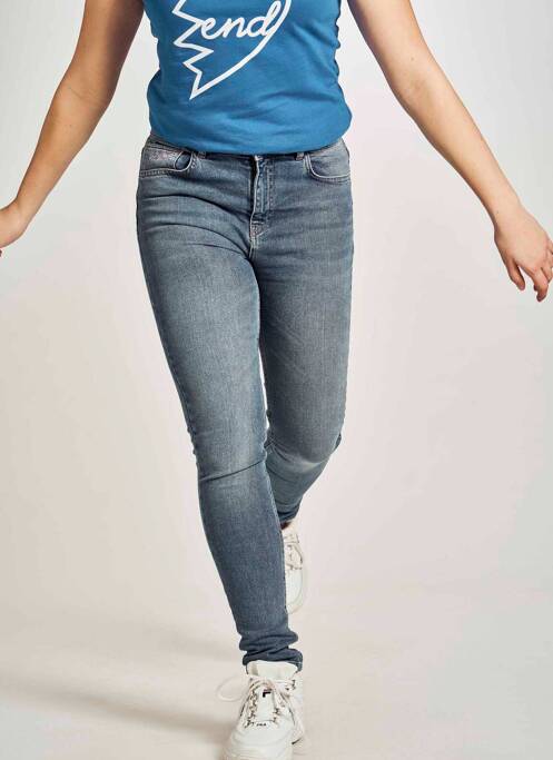 Blugi cu croială slim albastru STIEN EDLUND femeie