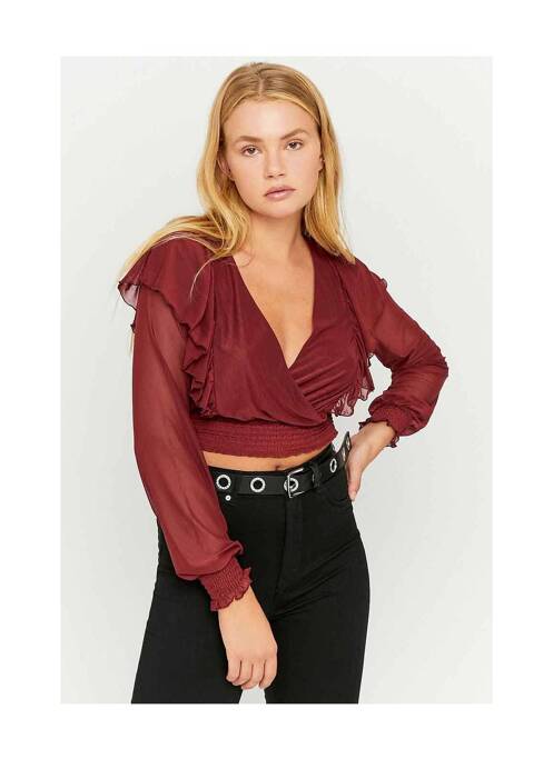 Top roșu TALLY WEIJL femeie