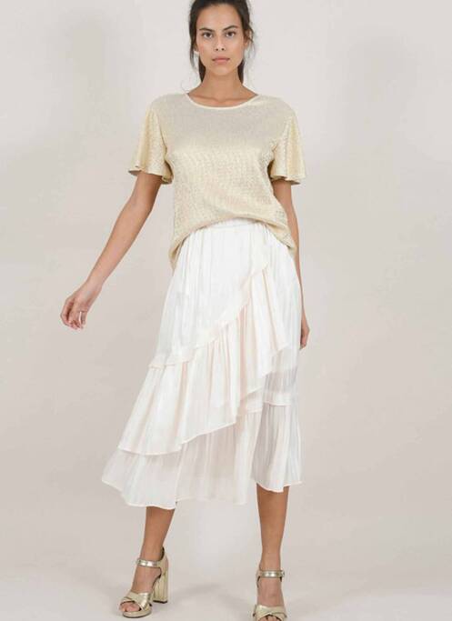 Fustă lungă bej MOLLY BRACKEN femeie