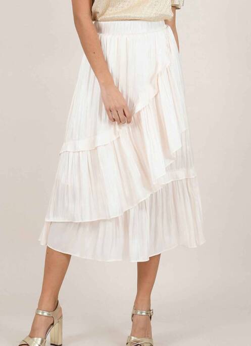 Fustă lungă bej MOLLY BRACKEN femeie