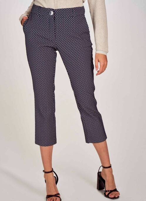 Pantalon trei sferturi albastru GUESS femeie