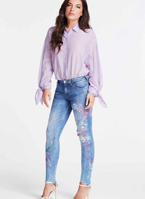 Cămașă violet GUESS femeie