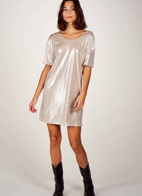 Rochie scurtă argintiu GUESS femeie