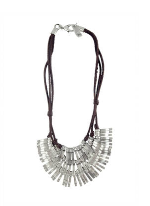 Colier gri N°3 femeie