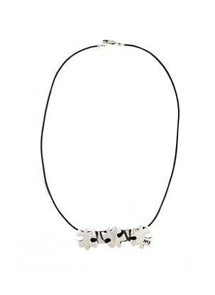 Colier gri N°3 femeie