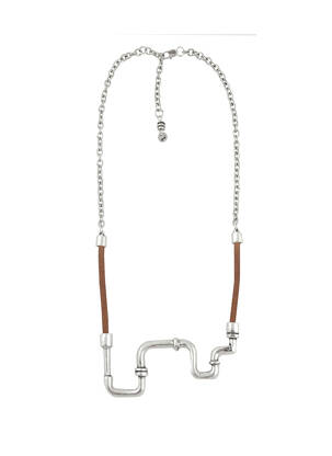 Colier gri N°3 femeie