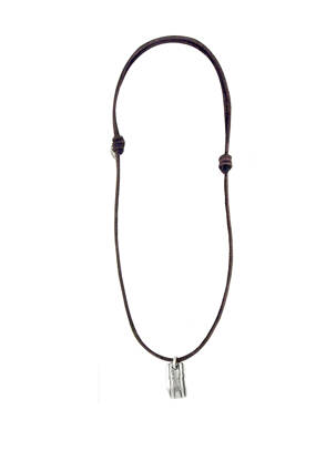 Colier gri N°3 femeie