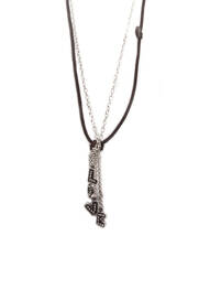 Colier gri N°3 femeie