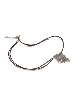 Colier gri N°3 femeie