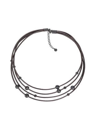 Colier negru N°3 femeie