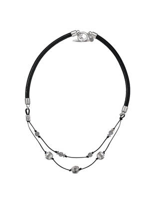 Colier gri N°3 femeie