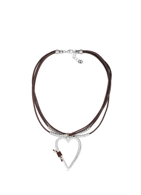 Colier gri N°3 femeie