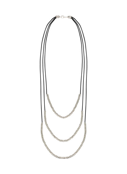 Colier gri N°3 femeie