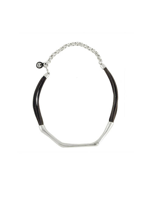 Colier gri N°3 femeie