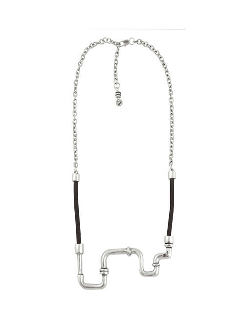 Colier gri N°3 femeie