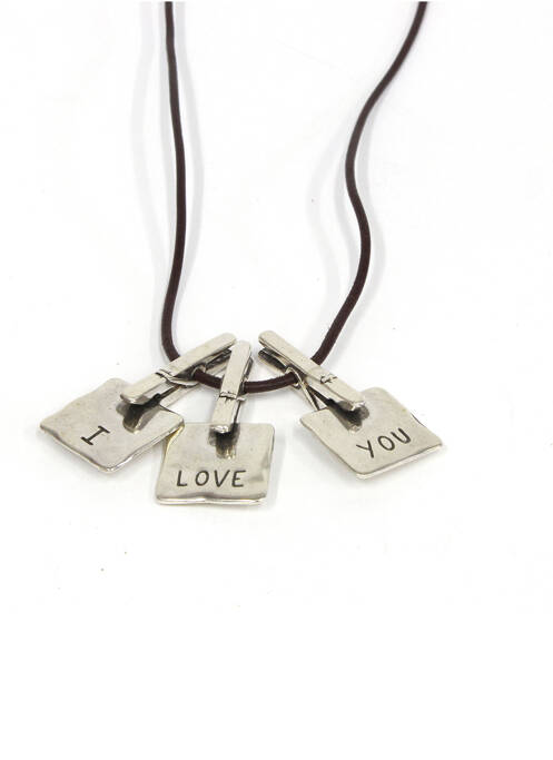 Colier gri N°3 femeie