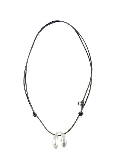 Colier gri N°3 femeie