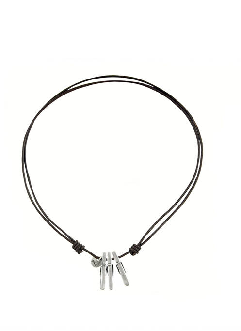 Colier gri N°3 femeie