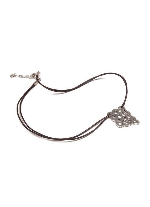 Colier gri N°3 femeie