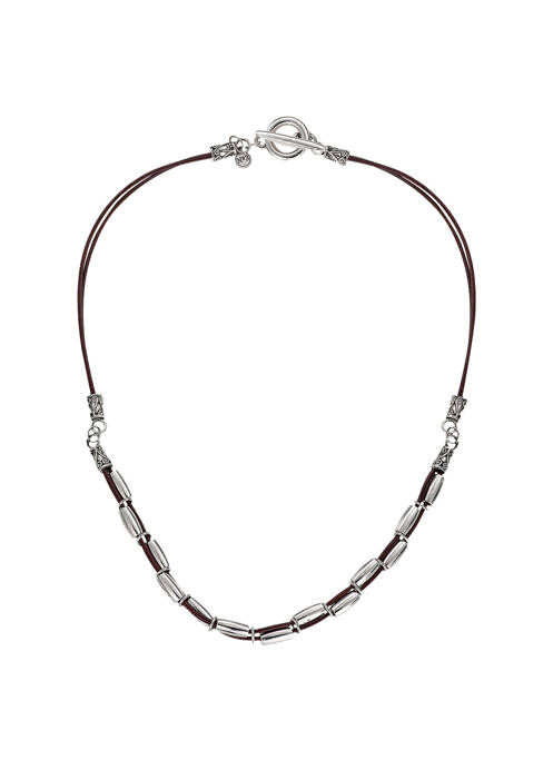 Colier gri N°3 femeie