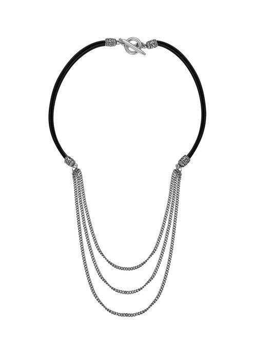 Colier gri N°3 femeie